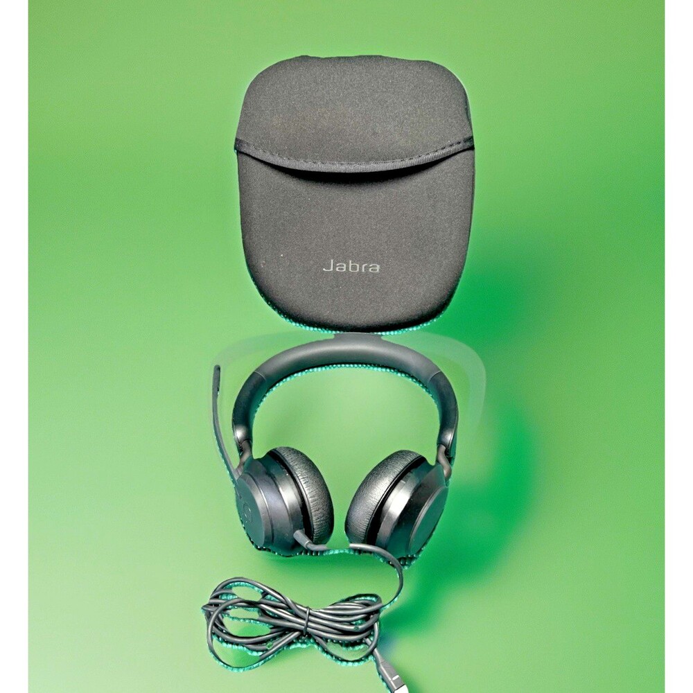 Jabra Evolve2 40 HSC130 USB-C Black Wired Headset - Black